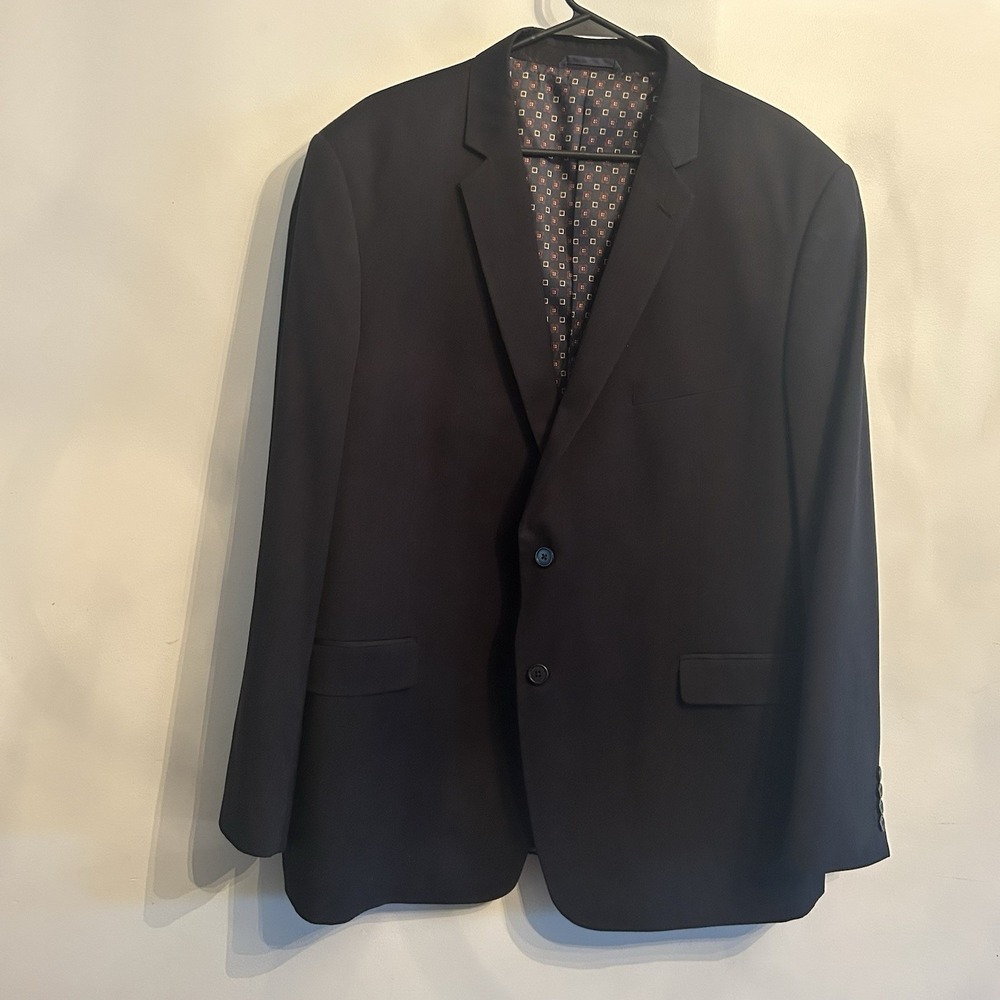 U.S Polo Assn. Men's Size 48 R Premium Quality Wear Suit Blazer Jacket Black